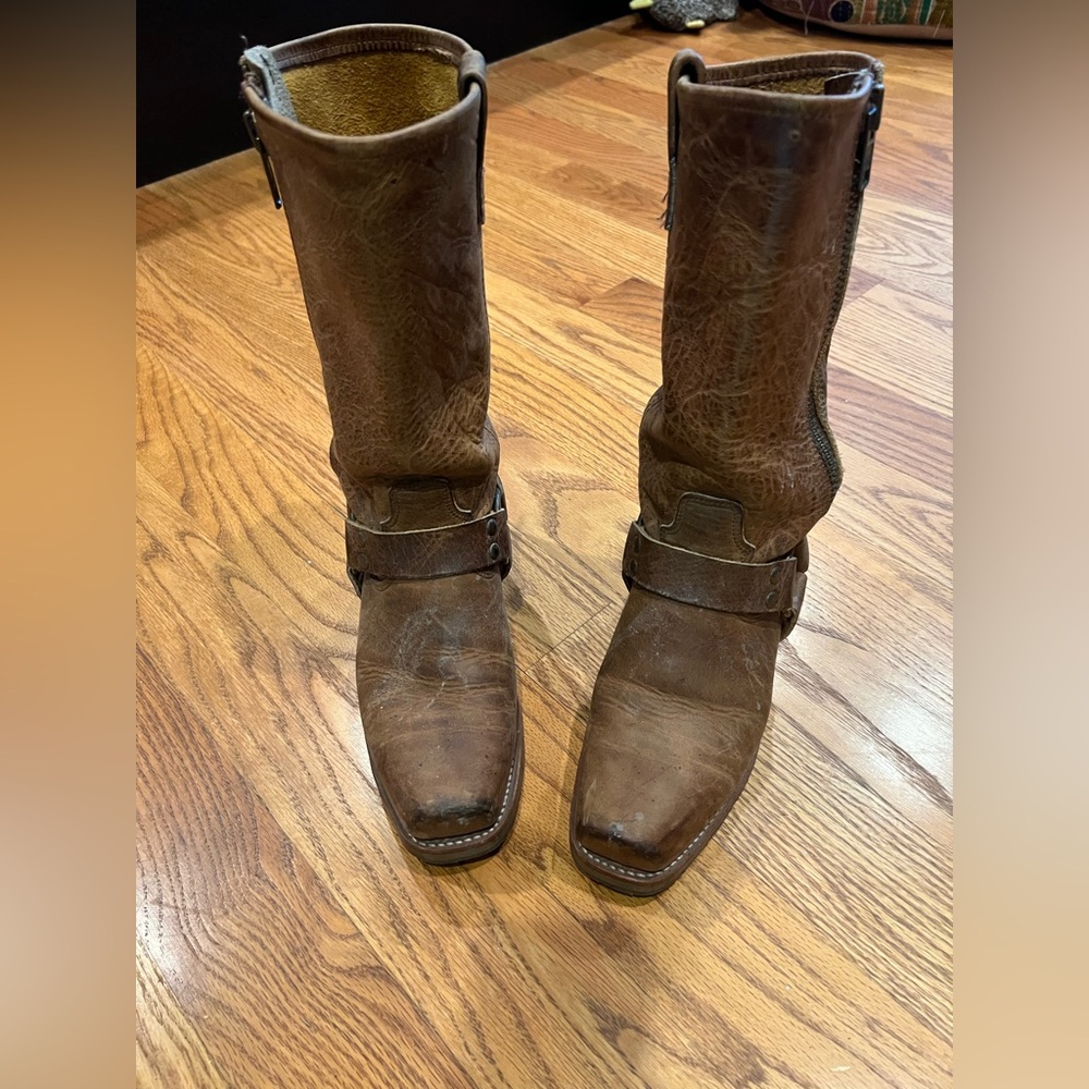 Double H Brown Cowboy Boots Rustic Western Style